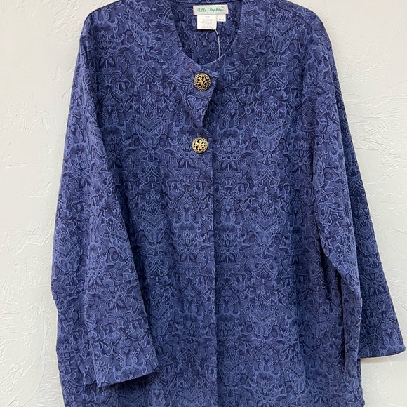 Women’s Plus Size 20/22 Ulla Popken Indigo Jacket - Picture 2 of 6